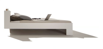 NOOK DOUBLE BED - Wooden double bed with storage headboard by Müller Small Living - view 3